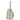 Seidenfelt Lilla Ro Midi Hobo - Schultertasche 30 cm (cream) - Markenkoffer