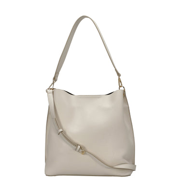 Seidenfelt Lilla Ro Midi Hobo - Schultertasche 30 cm (cream) - Markenkoffer