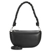 Seidenfelt Melbu Halfmoon - Borsa a spalla 28 cm (nera)