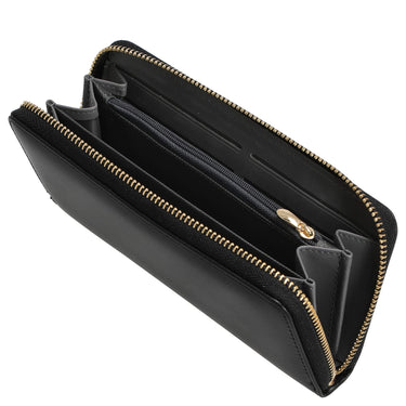 Seidenfelt Smilla - Damen - Geldbörse 19 cm (black) - Markenkoffer