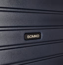 Somko Line - 4 - Rollen - Trolley Set 3tlg. (navy) - Markenkoffer