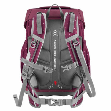 Step by Step Basis - Schulranzen Set 4tlg. (Berry Stars) - Markenkoffer