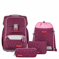 Step by Step Basis - Schulranzen Set 4tlg. (Berry Stars) - Markenkoffer