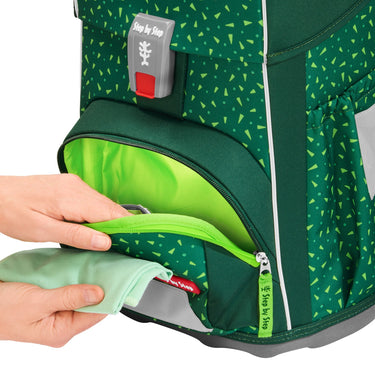Step by Step Basis - Schulranzen Set 4tlg. (Green Grafics) - Markenkoffer