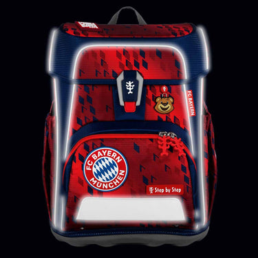 Step by Step Cloud FC Bayern - Schulranzen Set 5tlg. (Mia san Mia 24/25) - Markenkoffer