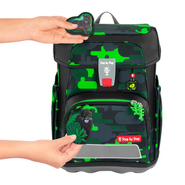 Step by Step Cloud - Schulranzen Set 5tlg. (Black Cat Chiko) - Markenkoffer