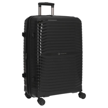 Stratic Bright+ - 4 - Rollen - Trolley 76 cm L erw. (black) - Markenkoffer