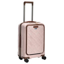 Stratic Leather and More - 4 - Rollen - Kabinentrolley Vortasche 15" 55 cm S (rose) - Markenkoffer