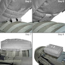 Tatonka Pyrox 45+10 BC - Trekkingrucksack 73 cm erw. (stone grey olive) - Ansicht 12