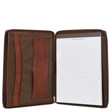 The Bridge Story Uomo - Schreibmappe Leder 32 cm (marrone) - Markenkoffer