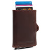 The Chesterfield Brand Lagos - Portafoglio per carte di credito 6cc 10 cm RFID (marrone)