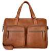 The Chesterfield Brand Misha - Borsa da lavoro 17" in pelle 43 cm (cognac)