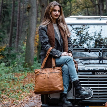 The Chesterfield Brand Rome - Shopper 14" 38 cm (cognac) - Ansicht 8