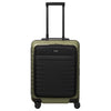 TITAN OVERSEAS - Trolley da cabina S 55/23 cm a 4 ruote con tasca frontale (forest green, 55/23 cm)