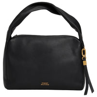 Tommy Hilfiger City Leather - Schultertasche 29 cm (black) - Markenkoffer