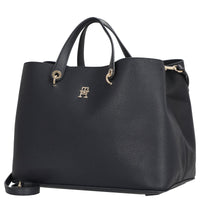 Tommy Hilfiger TH Emblem - Henkeltasche 37.5 cm (space blue) - Markenkoffer