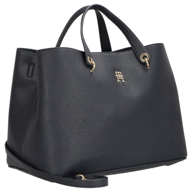 Tommy Hilfiger TH Emblem - Henkeltasche 37.5 cm (space blue) - Markenkoffer