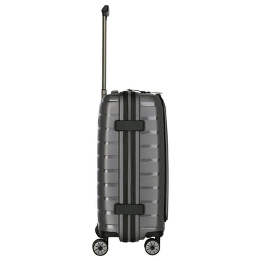 Travelite Air Base - 4 - Rollen - Kabinentrolley mit Vortasche S 55 cm (anthracite) - Markenkoffer