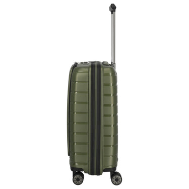 Travelite Air Base - 4 - Rollen - Kabinentrolley mit Vortasche S 55 cm (olive) - Markenkoffer