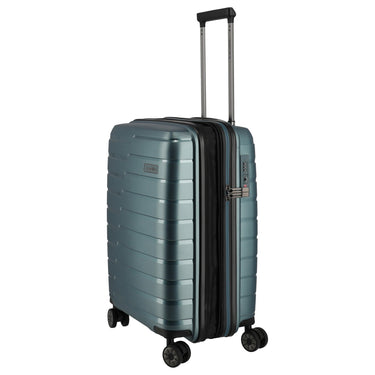 Travelite Air Base - 4 - Rollen - Kabinentrolley S 55 cm erw. (iceblue) - Markenkoffer
