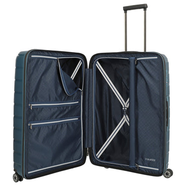 Travelite Air Base - 4 - Rollen - Trolley 77 cm L (iceblue) - Markenkoffer