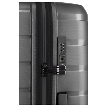 Travelite Air Base - 4 - Rollen - Trolley Set 3tlg. erw. (anthracite) - Markenkoffer