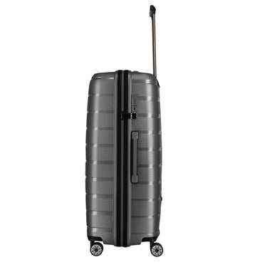Travelite Air Base - 4 - Rollen - Trolley Set 3tlg. erw. (anthracite) - Markenkoffer