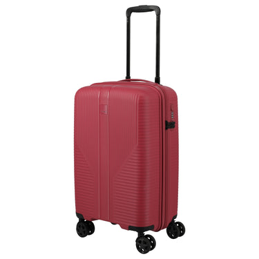 Travelite Air Stripe - 4 - Rollen - Kabinentrolley Slim 55 cm (red) - Markenkoffer