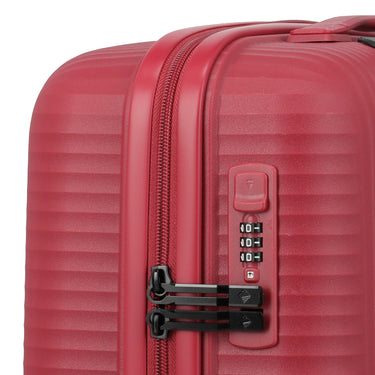 Travelite Air Stripe - 4 - Rollen - Kabinentrolley Slim 55 cm (red) - Markenkoffer