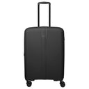 Travelite Air Stripe - 4 - Rollen - Trolley 66 cm erw. (black) - Markenkoffer
