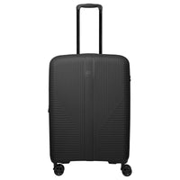 Travelite Air Stripe - 4 - Rollen - Trolley 66 cm erw. (black) - Markenkoffer