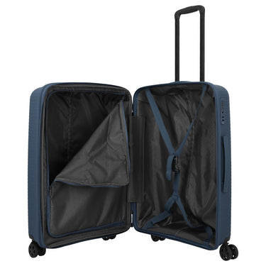 Travelite Air Stripe - 4 - Rollen - Trolley 66 cm erw. (navy) - Markenkoffer