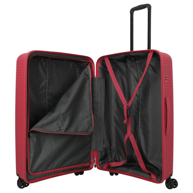 Travelite Air Stripe - 4 - Rollen - Trolley 77 cm (red) - Markenkoffer