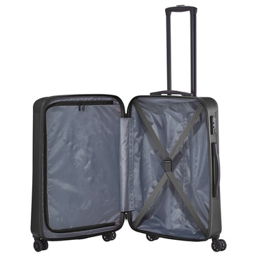 Travelite Bali - 4 - Rollen - Trolley M 67 cm (black) - Markenkoffer