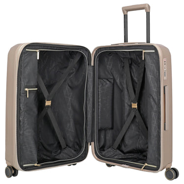 Travelite BARBARA Novelty - 4 - Rollen - Trolley M 65 cm erw. (satin nude) - Markenkoffer