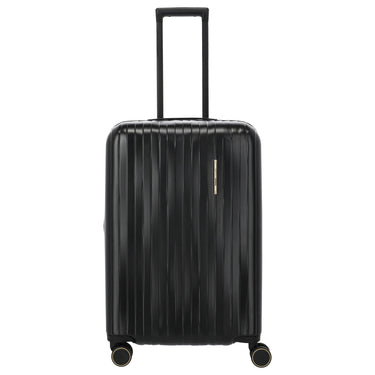 Travelite BARBARA Novelty - 4 - Rollen - Trolley M 65 cm erw. (schwarz) - Markenkoffer