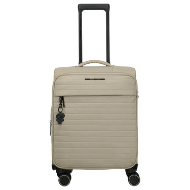 Travelite BARBARA Stepp - 4 - Rollen - Trolley S 55 cm erw. (satin nude, 55 cm) - Markenkoffer