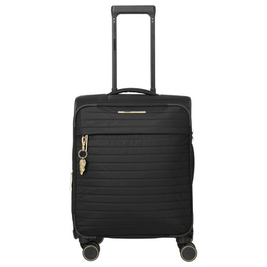 Travelite BARBARA Stepp - 4 - Rollen - Trolley S 55 cm erw. (schwarz, 55 cm) - Markenkoffer