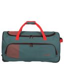 Travelite Basics Fresh - Rollenreisetasche 89L 71 cm (grün/orange) - Markenkoffer