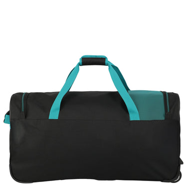Travelite Basics Fresh - Rollenreisetasche 89L 71 cm (schwarz/petrol) - Markenkoffer
