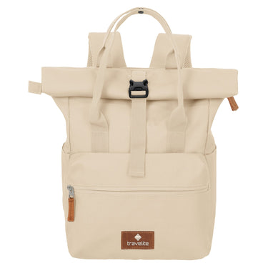 Travelite Basics Short Handle - Rolltop Rucksack 46 cm erw. (off - white) - Markenkoffer