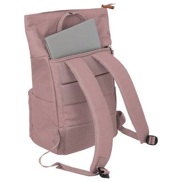 Travelite Basics Short Handle - Rolltop Rucksack 46 cm (smokey rose) - Markenkoffer