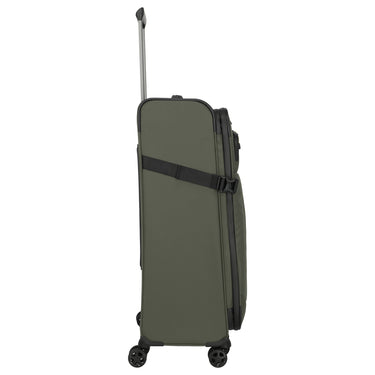 Travelite Briize - 4 - Rollen - Trolley L 78 cm erw. (khaki) - Markenkoffer
