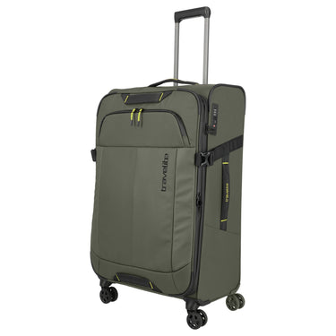 Travelite Briize - 4 - Rollen - Trolley L 78 cm erw. (khaki) - Markenkoffer
