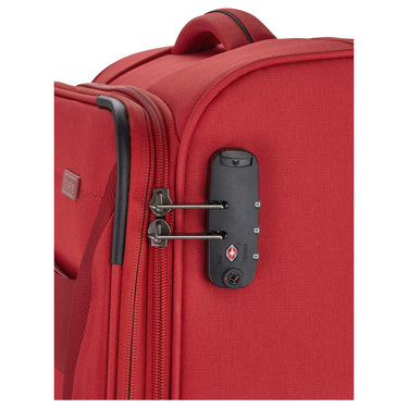 Travelite Chios - 4 - Rollen - Kabinentrolley S 55 cm (rot) - Markenkoffer