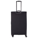 Travelite Chios - 4 - Rollen - Trolley L 78 cm erw. (schwarz) - Markenkoffer
