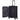 Travelite Chios - 4 - Rollen - Trolley M 67 cm erw. (schwarz) - Markenkoffer
