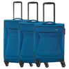 Travelite Chios - Set di trolley 4 ruote 3 pezzi (petrolio)