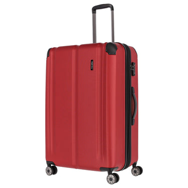 Travelite City - 4 - Rollen - Trolley erw. L 77 cm (rot) - Markenkoffer