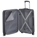 Travelite City - 4 - Rollen - Trolley erw. M 68 cm (anthrazit) - Markenkoffer